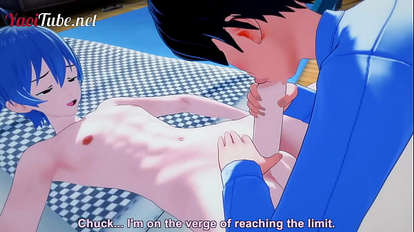 Evangelion Yaoi Hentai 3D – Shinji x Kaworu. Handjob, blowjob and bareback with multiple cums